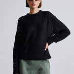 Apiece Apart Softest Tissue Weight Sweater - Black