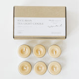 Daiyo Rice Bran Tealight Candles - 6 Pack