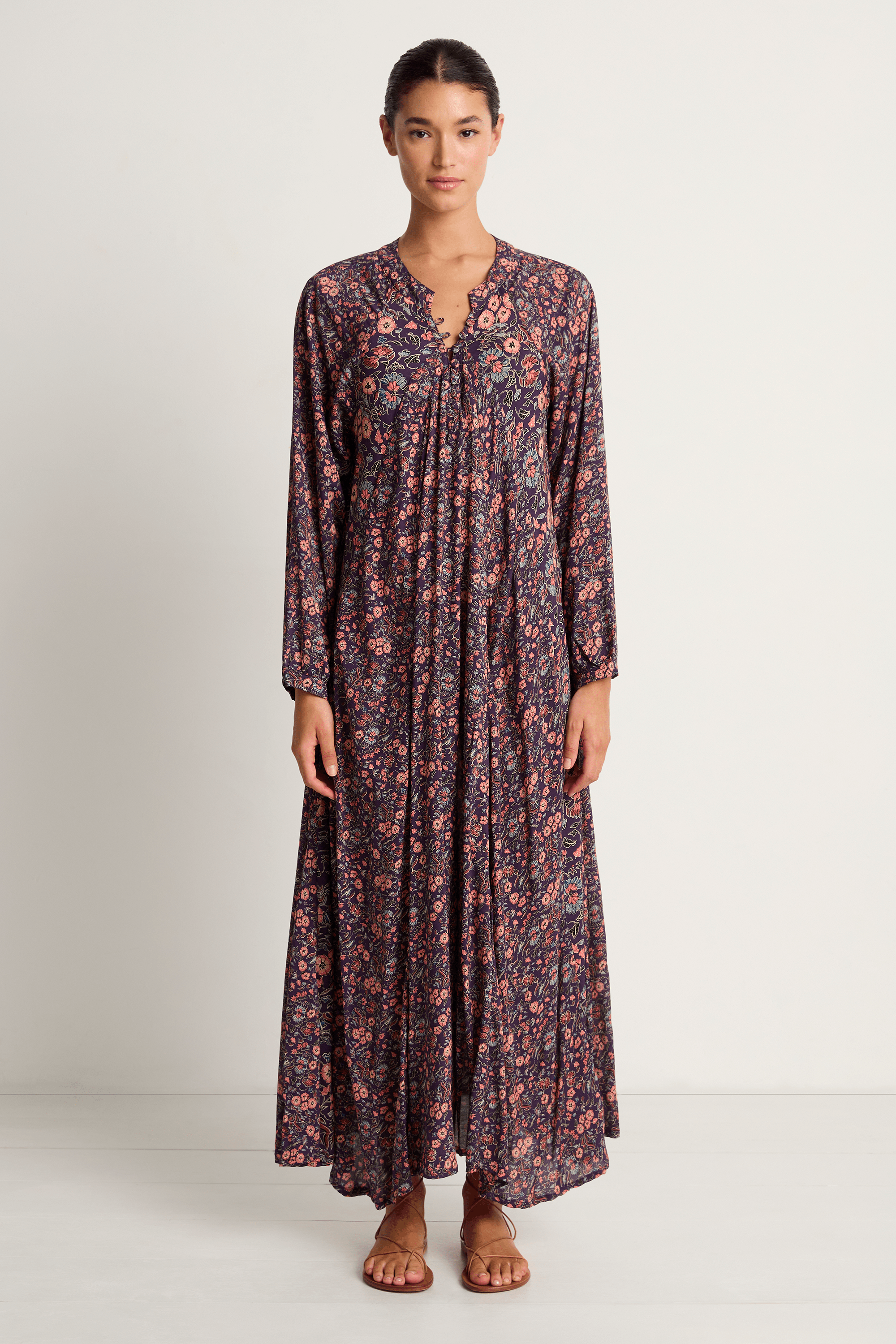 Robe maxi fleur Clearance