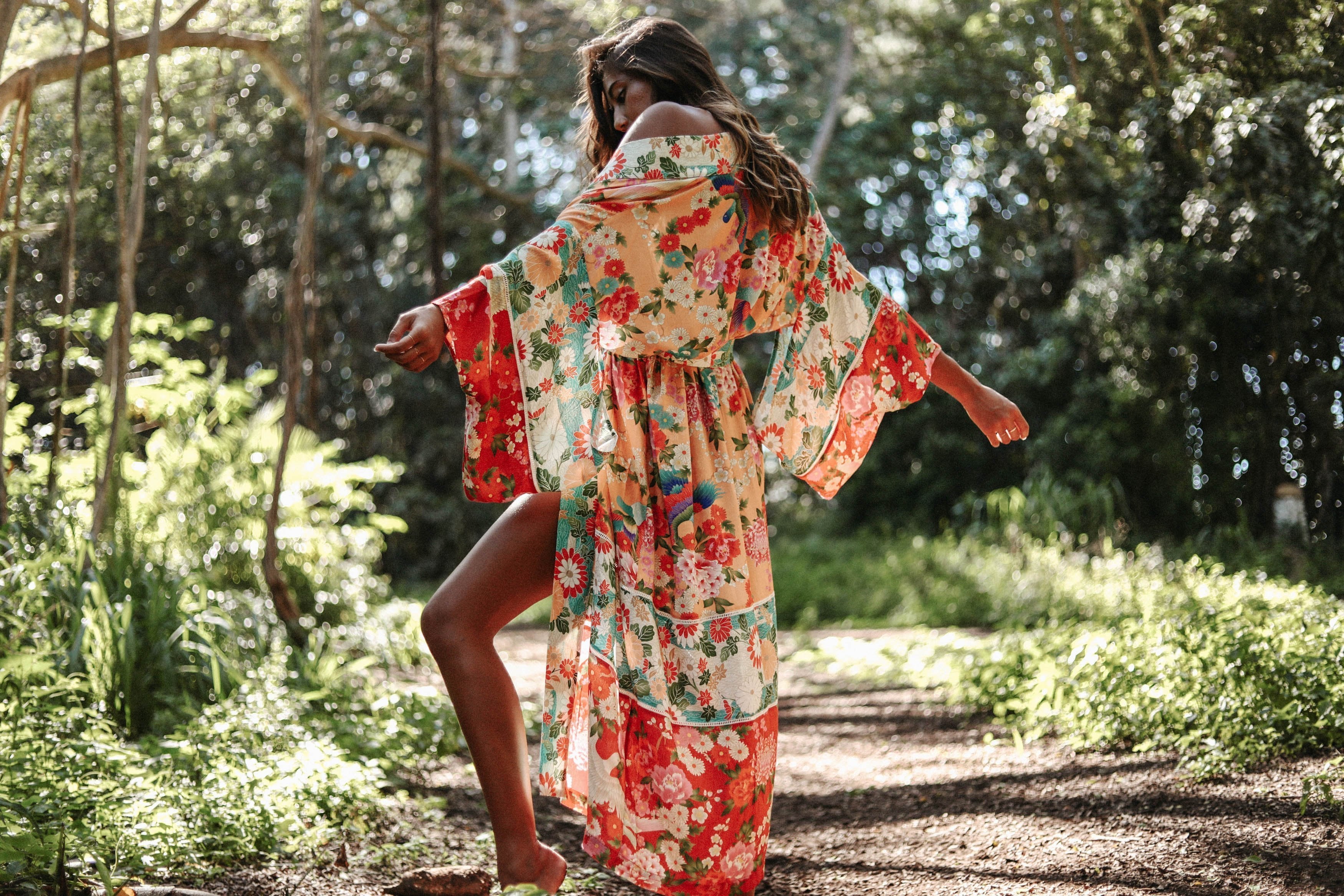 Current obsession: The Delilah patchwork Kimono by Spell