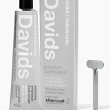 Davids Premium Toothpaste Charcoal & Peppermint 5.25 oz