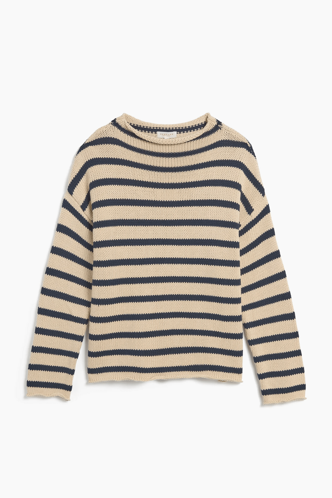 Demylee Lamis stripe sweater in natural / navy
