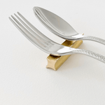 Futagami Brass Cutlery Rest Set of 4 - Shooting Star