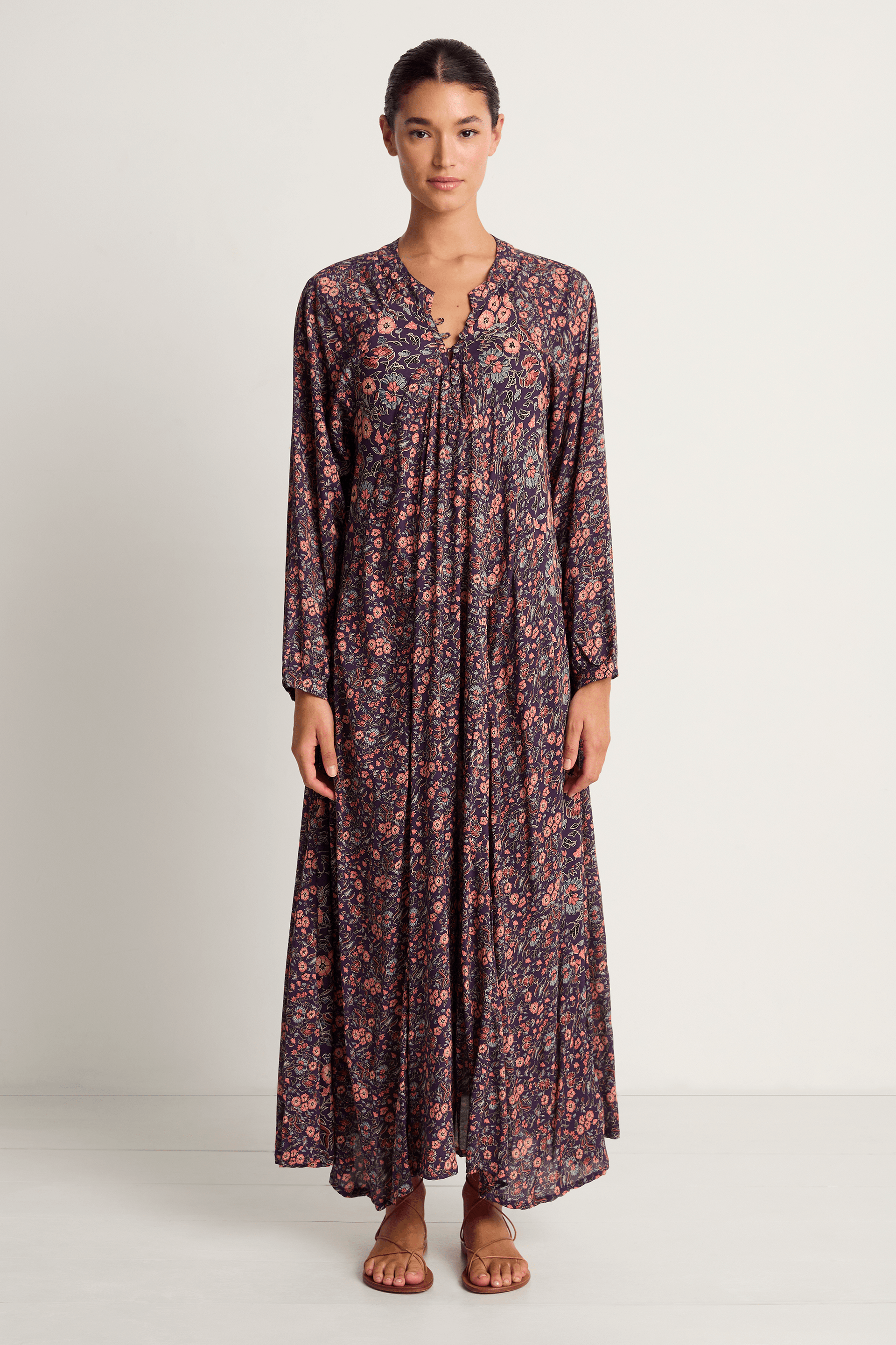 Natalie Martin Fiore maxi Petite Fleur Aubergine