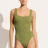 Hunza G Square neck one-piece