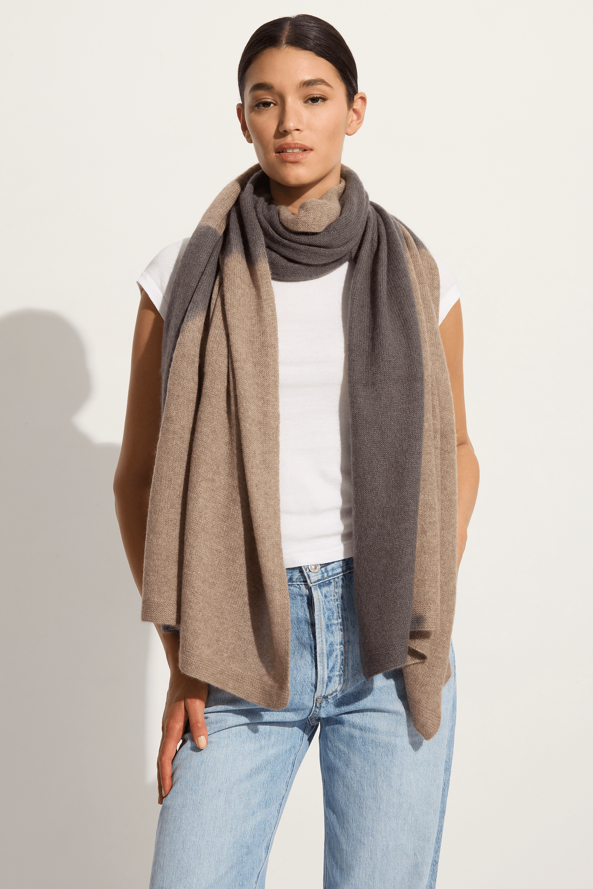 Silver cashmere deals wrap