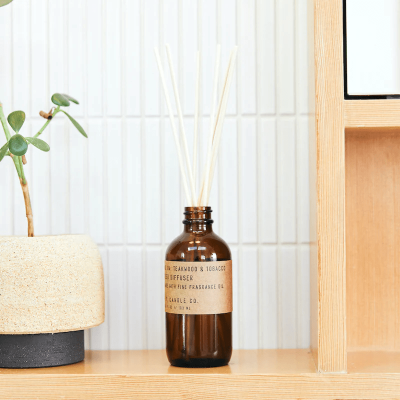 P. F. Candle Co. Reed Diffuser - Teakwood & Tobacco