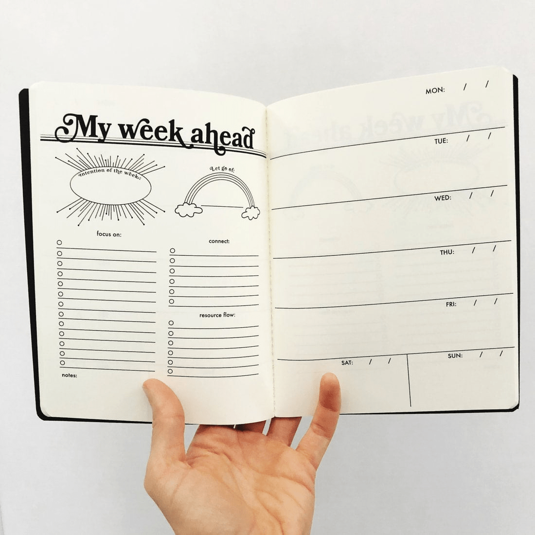 RAINBOW VISIONS 6 month journal