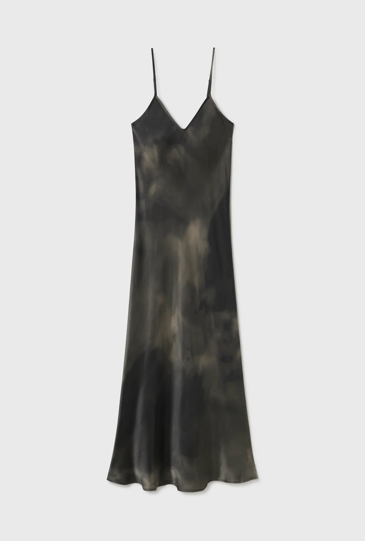 Silk Laundry Scoop Neck Dress (Bug Camo) main image 0