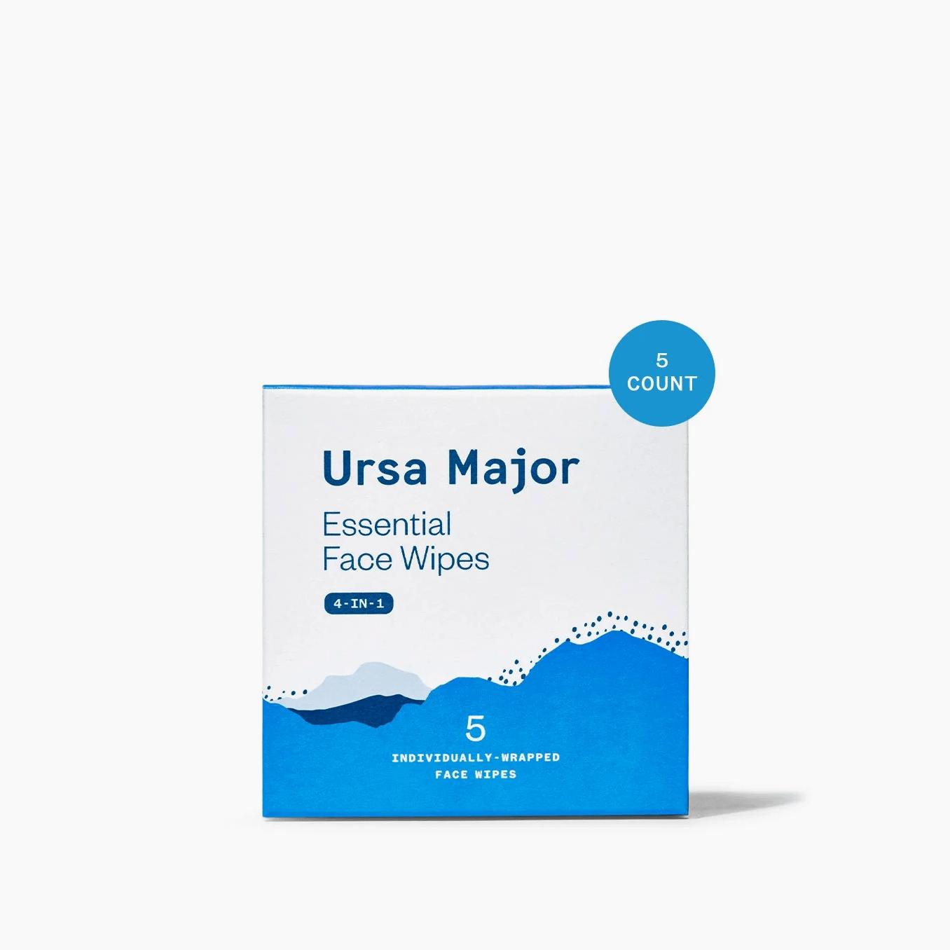 Ursa Major Essential Face Wipes 5 pack Soleil Blue