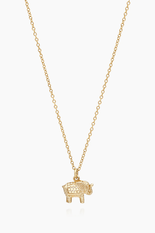 Anna Beck Small elephant charm necklace