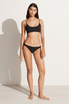 Mikoh Monti bottom in ribbed noir