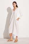 Rachel Craven Linen Agnes dress in white
