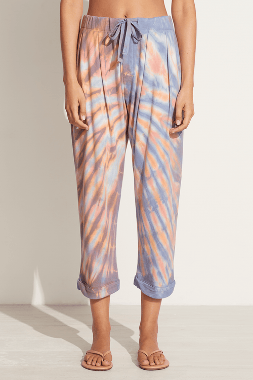 Raquel Allegra Dropped crop pant in sunset