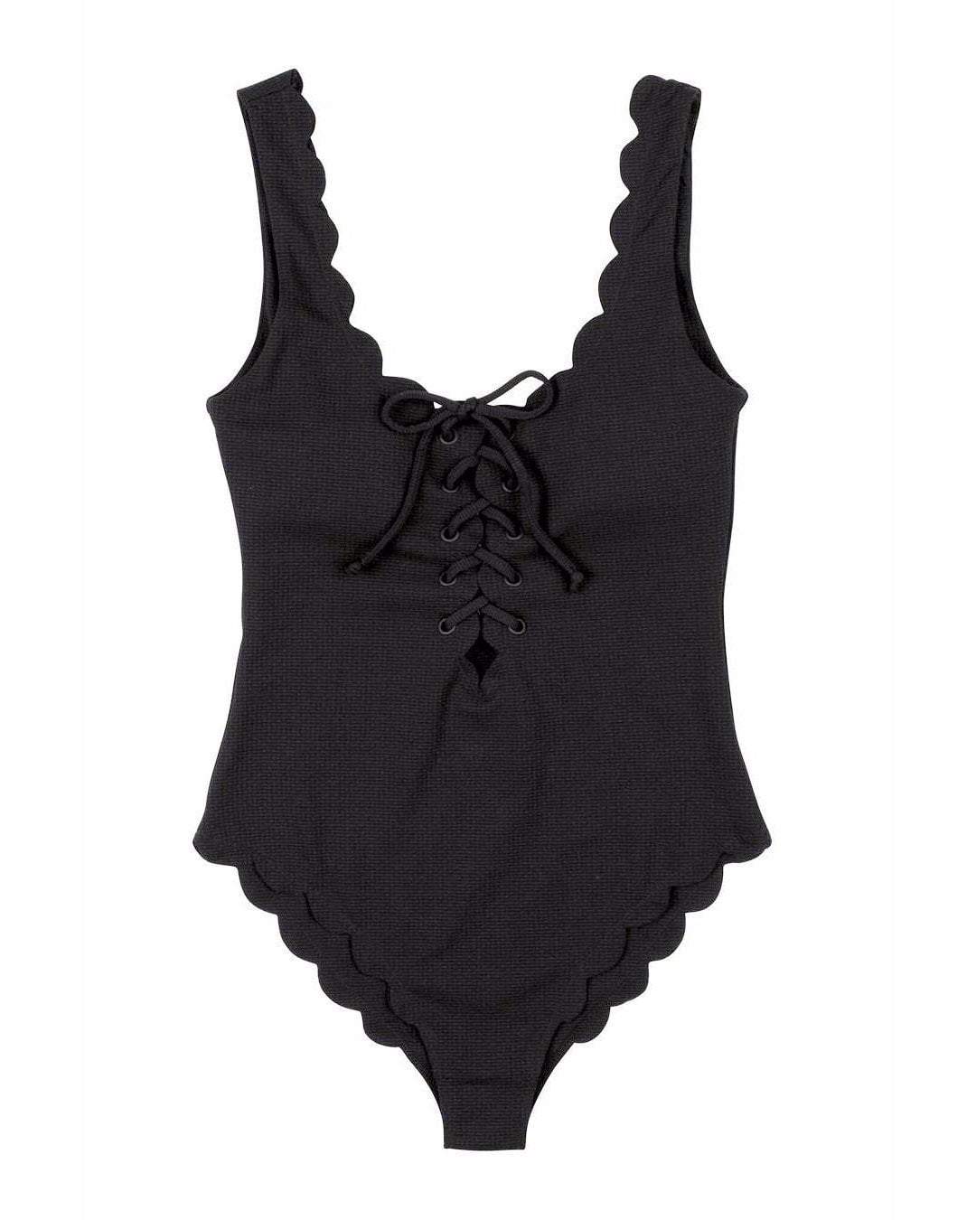 Marysia Palm Springs Tie Maillot in black